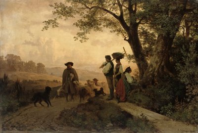 Rückkehrender Schäfer von Karl Schlesinger